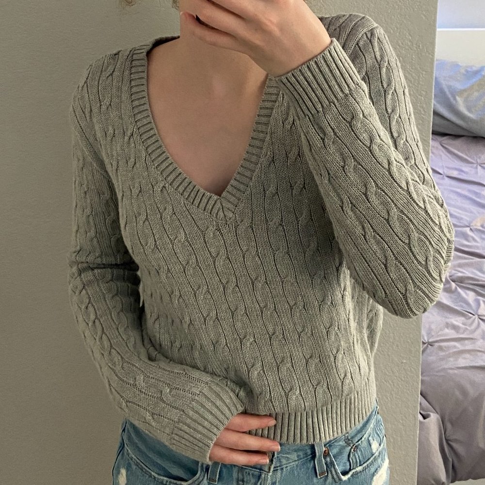 Brandy Melville Leigh Cable Knit Sweater
